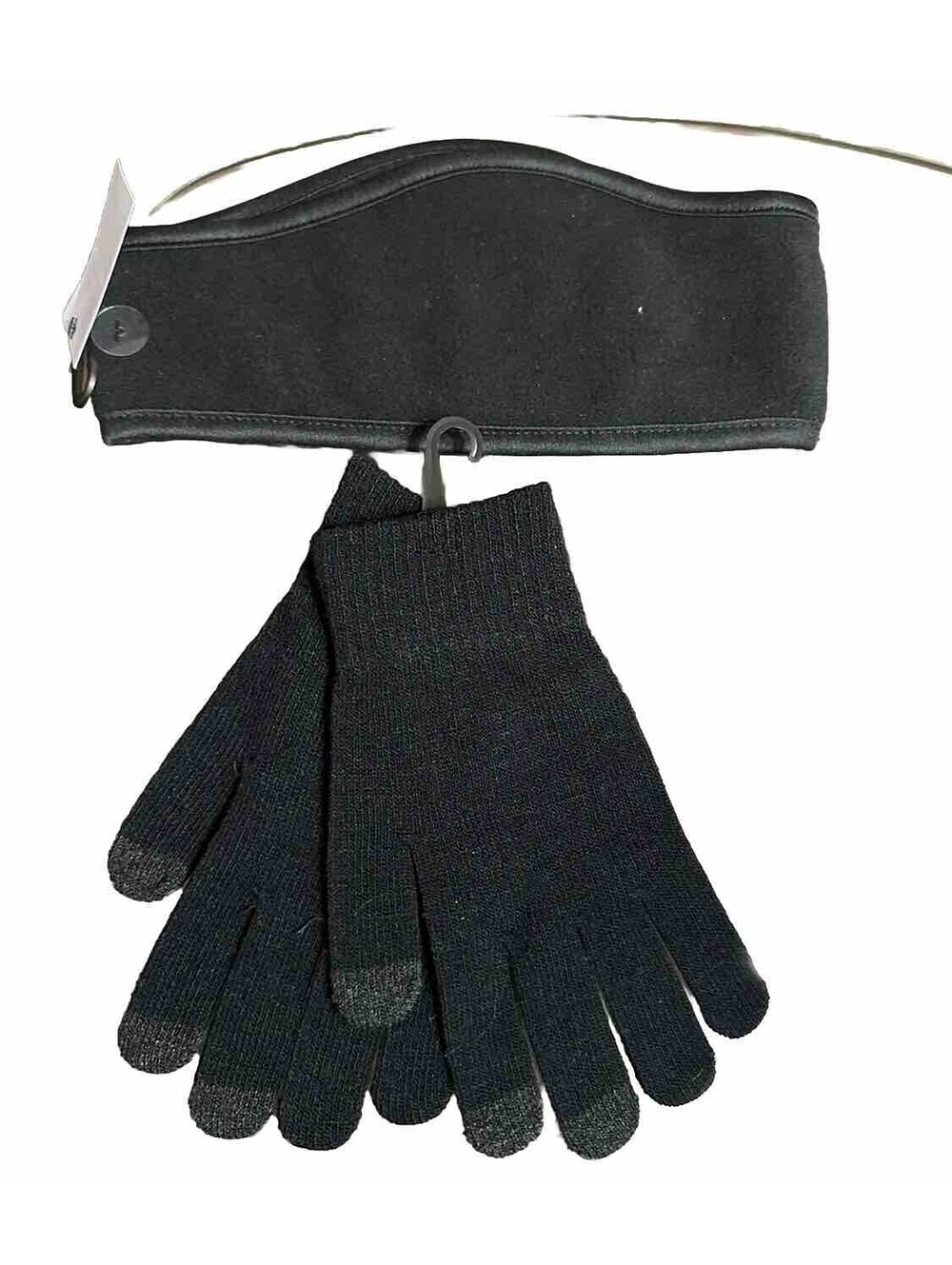 West Loop FleecWomens Touchscreen Gloves And Headband Set For Texting Smartphone